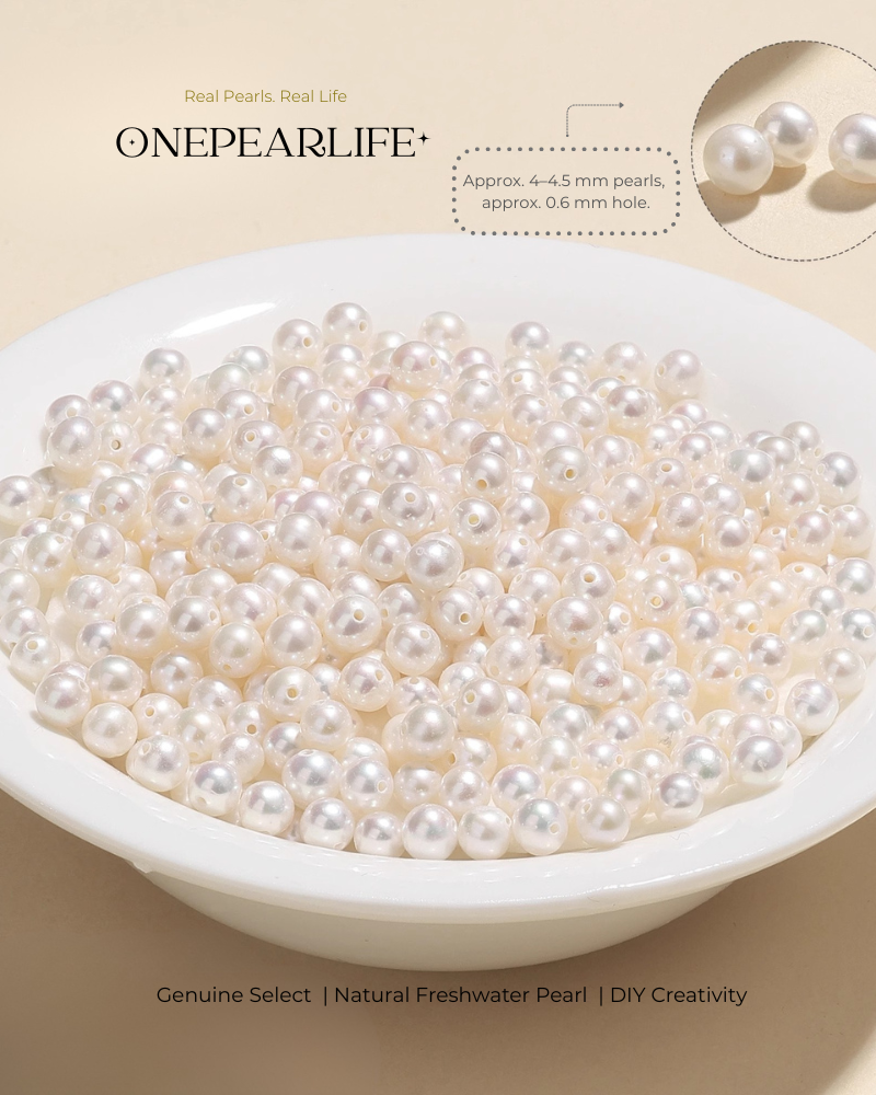 AAA Quality round pearls for necklaces, bracelets, and handmade pearl gifts