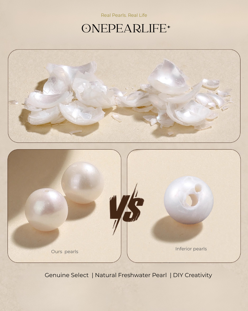 Smooth and lustrous AAA freshwater pearls for creative jewelry designs