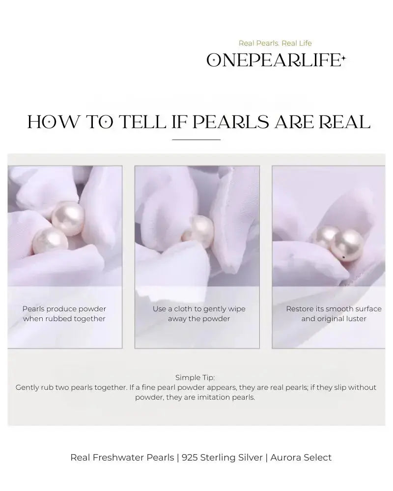 Averine – AAA Quality Natural Freshwater Pearl Adjustable Ring | 9–9.5 mm | 925 Silver + Sparkling Stone Onepearlife