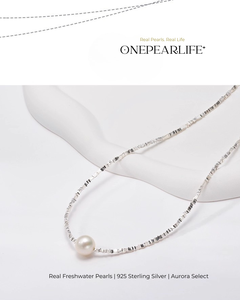 Orivie – AAA Quality Natural Freshwater Pearl Jewelry Two Set | Necklace & Bracelet (8–8.5mm)