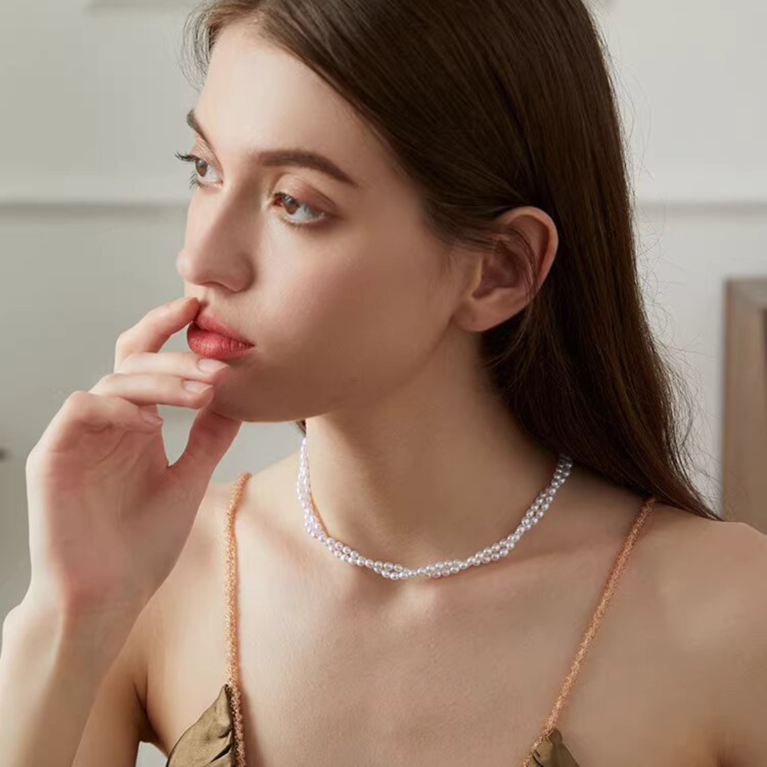 When making a pearl necklace, which production method is the most secure?