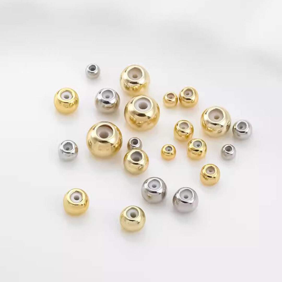 14K Gold-filled Color-Retaining Adjustable Bead with Silicone Stopper