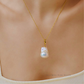 Muse – 14–16mm Baroque Pearl Pendant Necklace in 18K Gold Plated