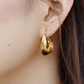 Vintage Minimalist Hoop Studs Earrings