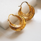 Vintage Minimalist Hoop Studs Earrings