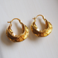 Vintage Minimalist Hoop Studs Earrings