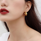 Vintage Minimalist Hoop Studs Earrings