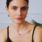 Elara – 5–9.5mm Tahitian & Mini Aurora Pearl Choker Necklace in 18K Solid Gold
