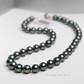 Vanta – 9–9.5mm 18K Solid Gold Tahitian Black Pearl Necklace