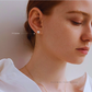 Niva – 5–7.5mm Japanese Akoya Pearl Stud Earrings in 18K Solid Gold