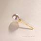 Niva – 5–7.5mm Japanese Akoya Pearl Stud Earrings in 18K Solid Gold