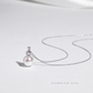 Alara – 9–9.5mm 18K Solid White Gold Natural White Edison Freshwater Pearl Pendant