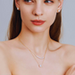 5mm-8.5mm 18K Solid Gold Janpanese Akoya Seawater Designer Pearl Necklace - AAA Quality