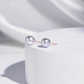 5mm-7.5mm 18K Solid Gold Japanese Tama Akoya Seawater Pearl Stud Earrings - AAA Quality