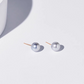 5mm-7.5mm 18K Solid Gold Japanese Tama Akoya Seawater Pearl Stud Earrings - AAA Quality