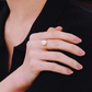 Solace – 9–9.5mm Natural Freshwater Pearl Ring with Minimalist Design