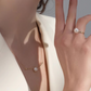 Solace – 9–9.5mm Natural Freshwater Pearl Ring with Minimalist Design