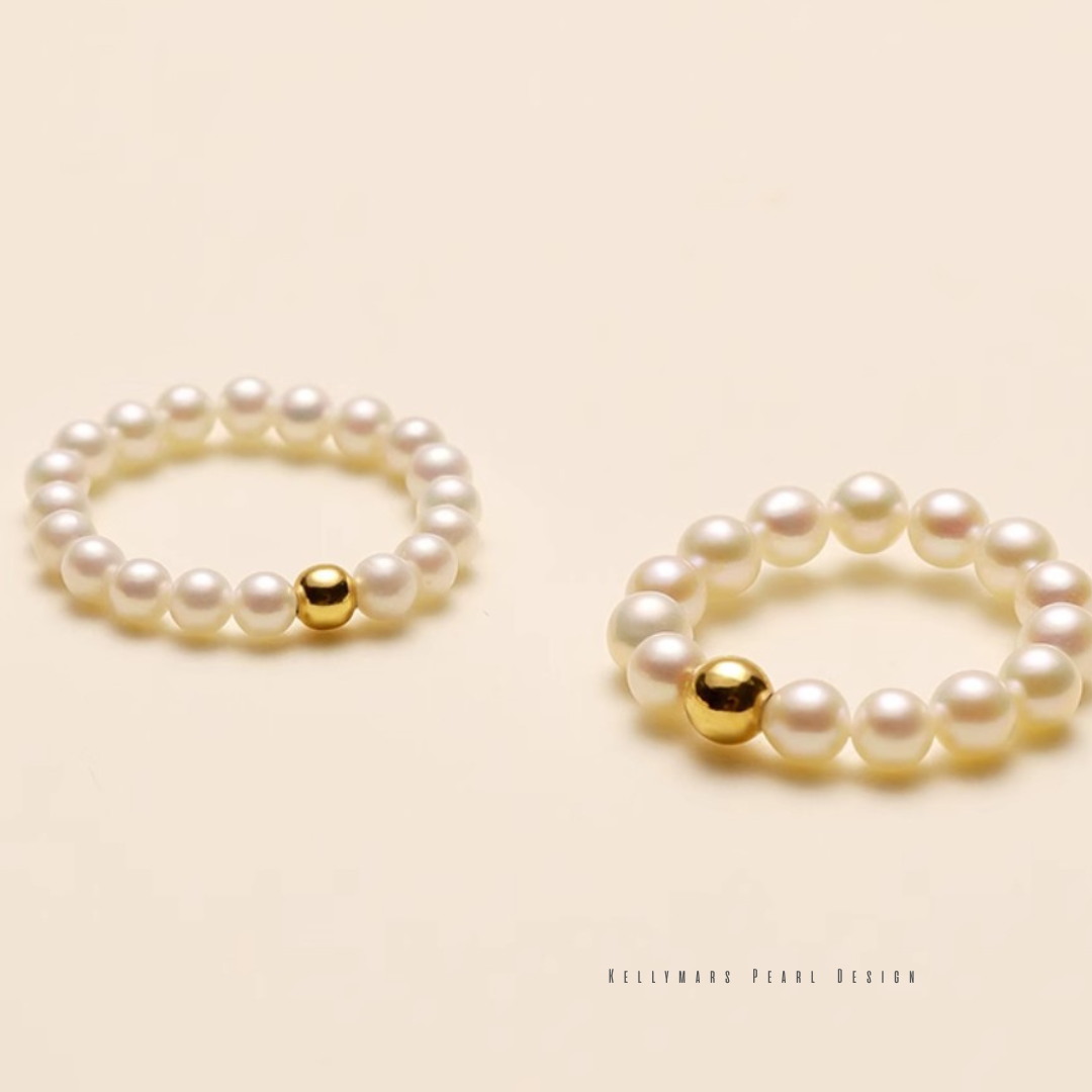 Dawn – 3–3.5mm Minimalist Natural Freshwater Pearl Ring