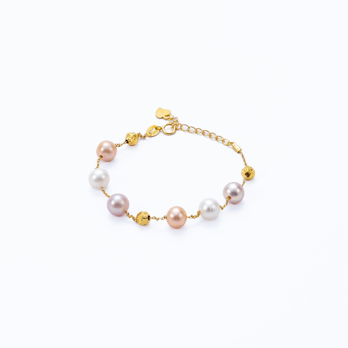 Dainty Colored Aurora Pearl Bracelet AAA Quality