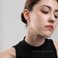 Aeris – 3–5.5mm Natural Freshwater Dangling Pearl Earrings in 18K Gold Plated