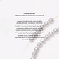 Natural Dainty Aurora Pearl Necklace AAA Quality