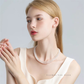 Seraph – 4–7.5mm Double Strand Natural Freshwater White Pearl Necklace