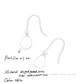 6mm-6.5mm Natural Freshwater Pearl Hook Earrings in 18K Gold Plated – AAA Quality Minimalist Design
