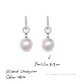 8mm-8.5mm Natural Freshwater Pearl Hoop Earrings in 925 Sterling Silver – AAA Quality Minimalist Design