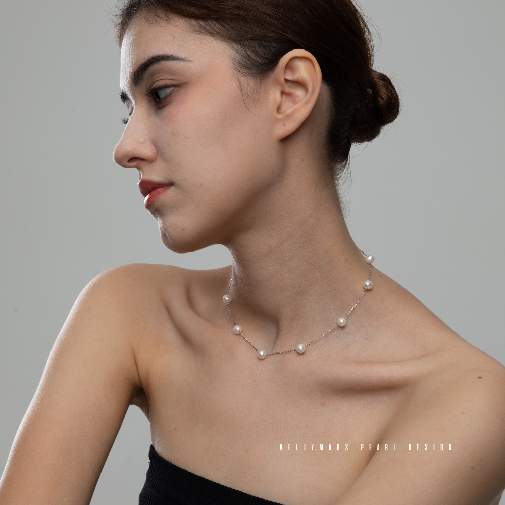Nerina – 7–7.5mm Natural Freshwater Pearl Necklace