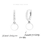 Selis – 7–7.5mm Natural Freshwater Pearl Hoop Earrings 3-in-1 Design