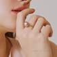Muse – 9–9.5mm Natural Purple Edison Pearl Ring in 18K Gold Plated