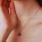 Serenith – 9–9.5mm 18K Solid White Gold Black Tahitian Pearl Pendant Necklace