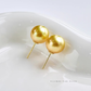 Solara – 10–10.5mm 18K Solid Gold South Sea Pearl Stud Earrings