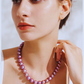 9mm–9.5mm Natural Freshwater Purple Edison Pearl Pendant Necklace in 18K White Gold – AAA Quality