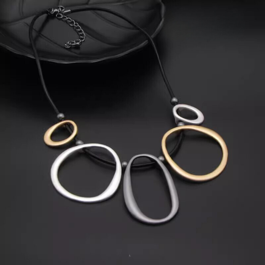 Designed Circle Art Necklace