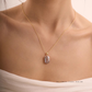Aura – 12–14mm Minimalist Baroque Pearl Pendant Necklace in 18K Gold Plated