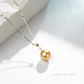 Thaléa  –10–10.5mm Golden South Sea Y-Shaped Adjustable Pearl Necklace in 18K Solid Gold