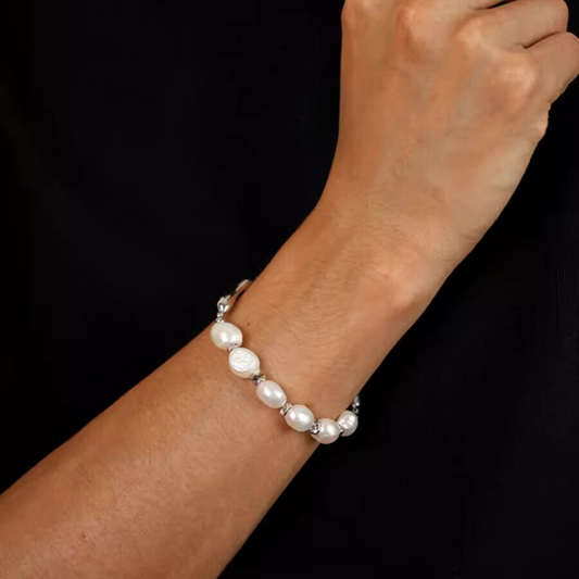 Baroque Pearl Bracelet for Men