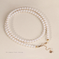 Ciel – 2.5–5.5mm Natural Freshwater Mini Aurora Pearl Necklace in 18K Solid Gold