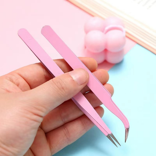 Colored Tweezers Set