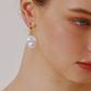 Elowen – 14–16mm 18K Gold Plated Natural Baroque Hook Earrings