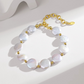 Dainty Baroque Button Pearl Bracelet