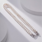 4mm-7.5mm Double Strand Natural Freshwater White Pearl Necklace - AAA Quality