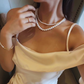4mm-7.5mm Double Strand Natural Freshwater White Pearl Necklace - AAA Quality