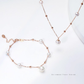 Elowen – 5–7.5mm Japanese Akoya Pearl Bracelet in 18K Rose Solid Gold