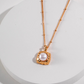 Gold Pearl Pendant Necklace AAA Quality