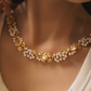 Gold Elegant Vintage Pearl Necklace