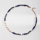 Lapis Lazuli and Baroque Pearl Mixed Necklace