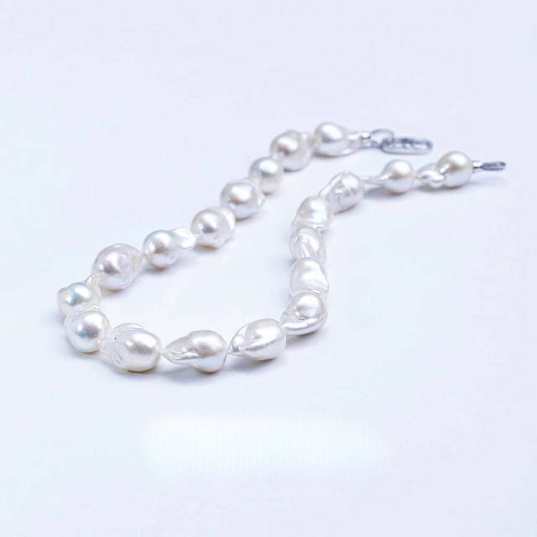 Large Baroque Pearl Necklace AAA Quality