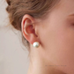 12–12.5mm Mabe pearl earrings in 18K gold – vintage inspired pearl jewelry with bold elegance